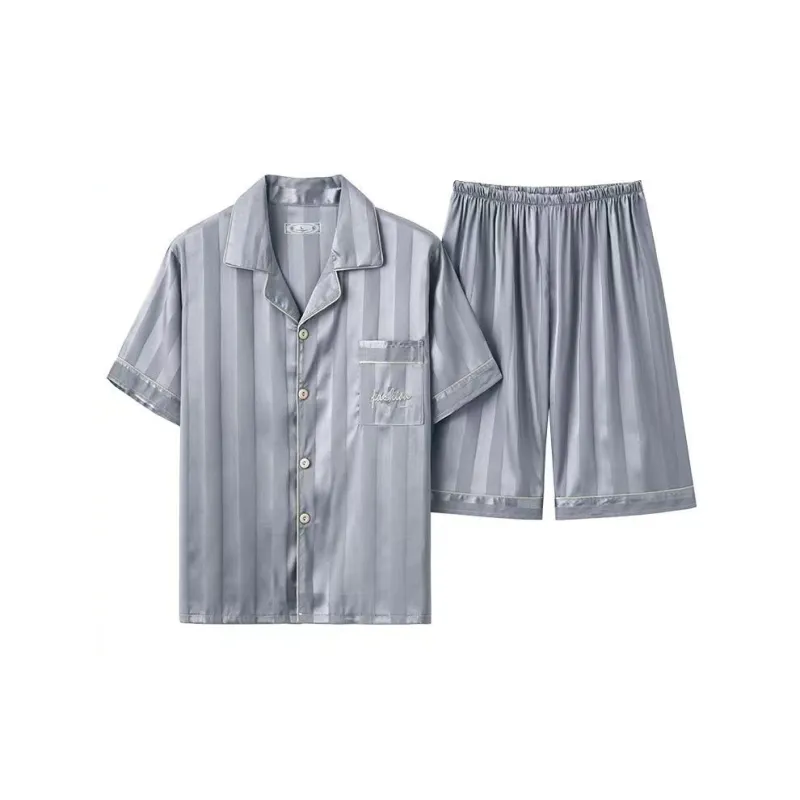 Sleep Pajama Set For Students In Dormitories, Home, Outerwear Ready Unisex Combo Set Blue-1