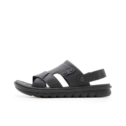 Satchi Beach Sandals Men Black