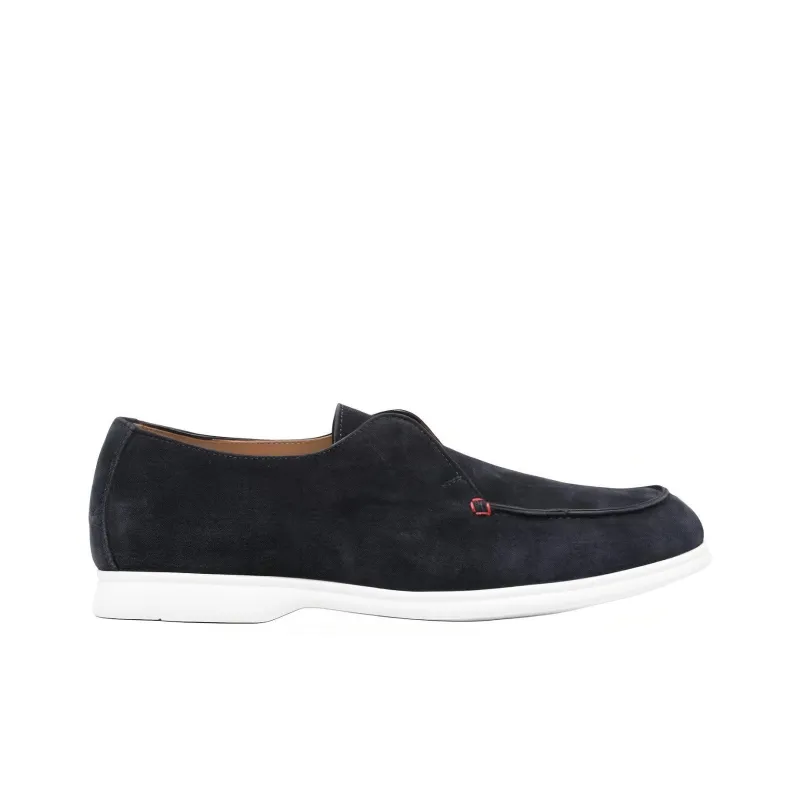 KITON Slip on Suede Loafers-1