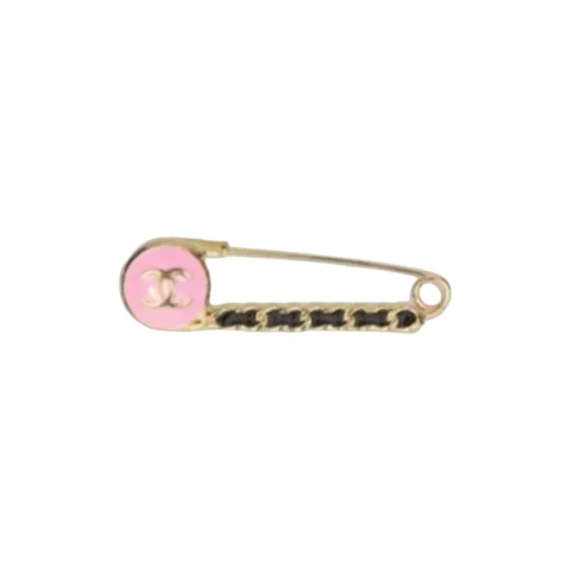 CHANEL Brooches Women's Pink/Gold-0