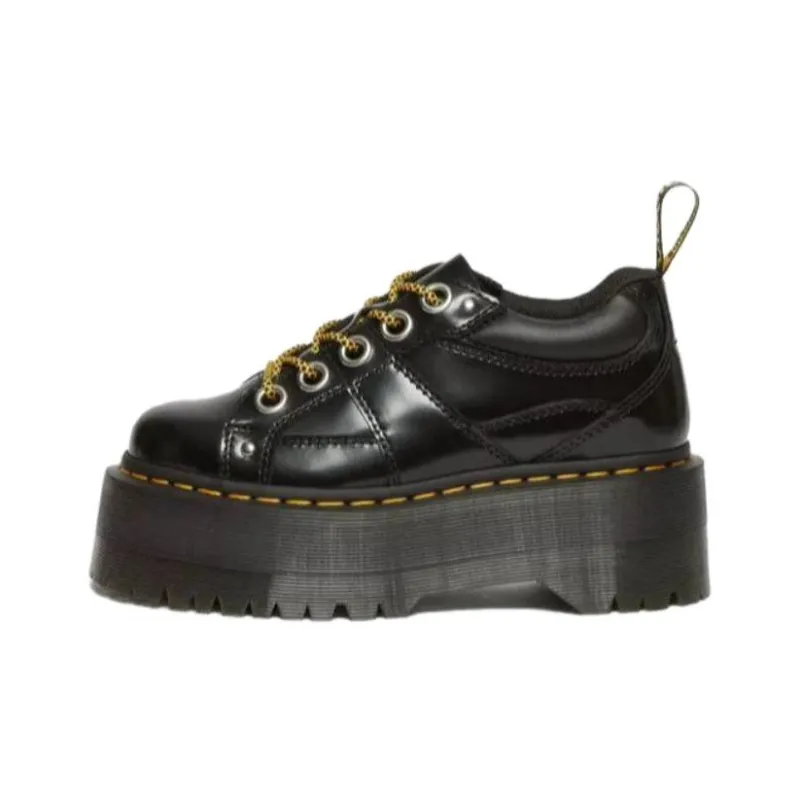 Dr. Martens 5 Eye Max Buttero Platform Black Women's-0