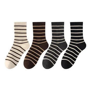 XXLLG Mid-Calf Socks Women's 4 Pack