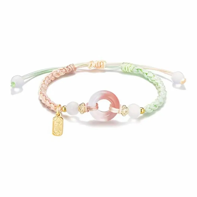 JOYDINNY Colored Glaze Bracelets Unisex-3