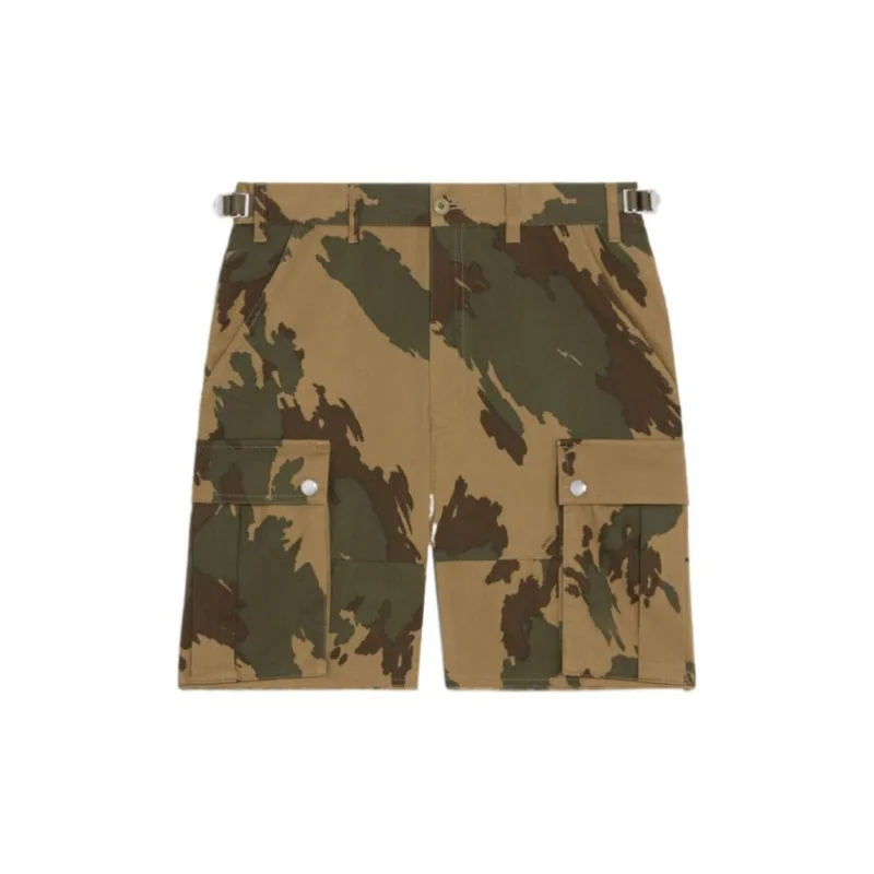 CELINE Camouflage Cargo Shorts-1