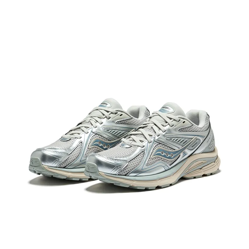 Saucony Kinvara 4 Running Shoes Unisex Low Top Gray Silver Blue-2