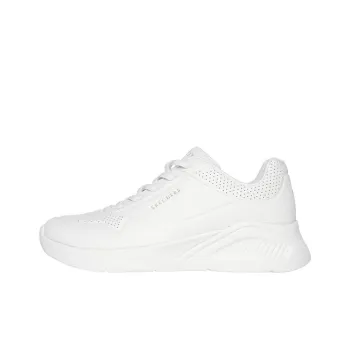 Skechers Uno Lite Anti Slip Wear Resistant Low Top Casual Shoes Women's White
