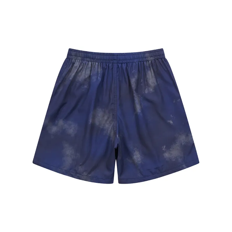 EMPTY REFERENCE x REVERSE IRONY Casual Shorts Unisex Blue-1