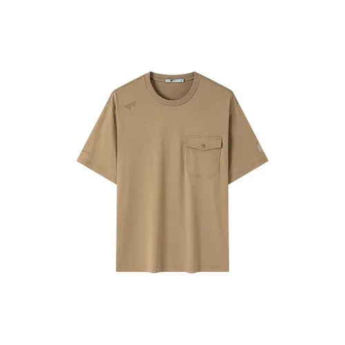 SEPTWOLVES T-Shirts Men Khaki