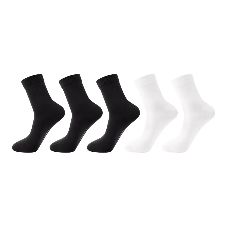 FAIRWHALE Mid Calf Socks Men's 5 Pack-6