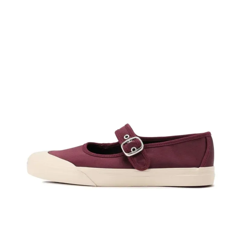 Vans PREMIUM MARY JANE LO PRO Women's Casual Shoes Low Heel Women's Red-0