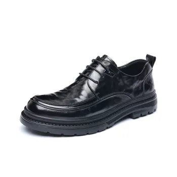 Mulinsen Dress Shoes Men Low Top Black