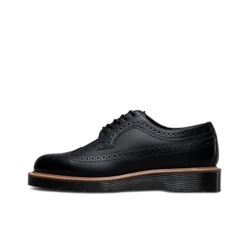 Dr.Martens 3989 Straw Smooth Low-Top Casual Shoes Unisex Black