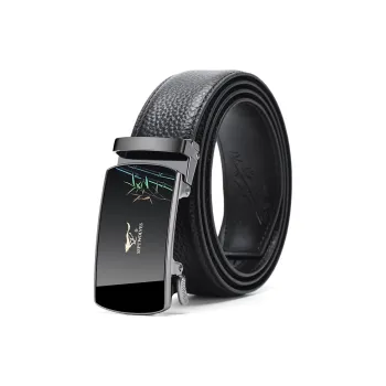 SEPTWOLVES Genuine Leather Cow Leather Leather Belts Men's Width: 3.5cm