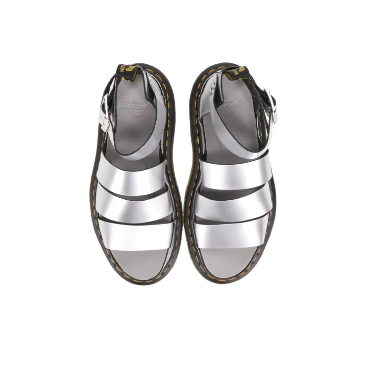 Dr.Martens DrMartens Clarissa Thick Sole Sandals Silver Women's-3
