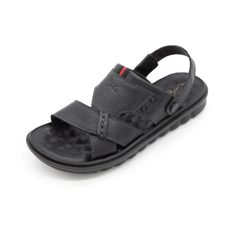 Satchi Beach Sandals Men's Black-1