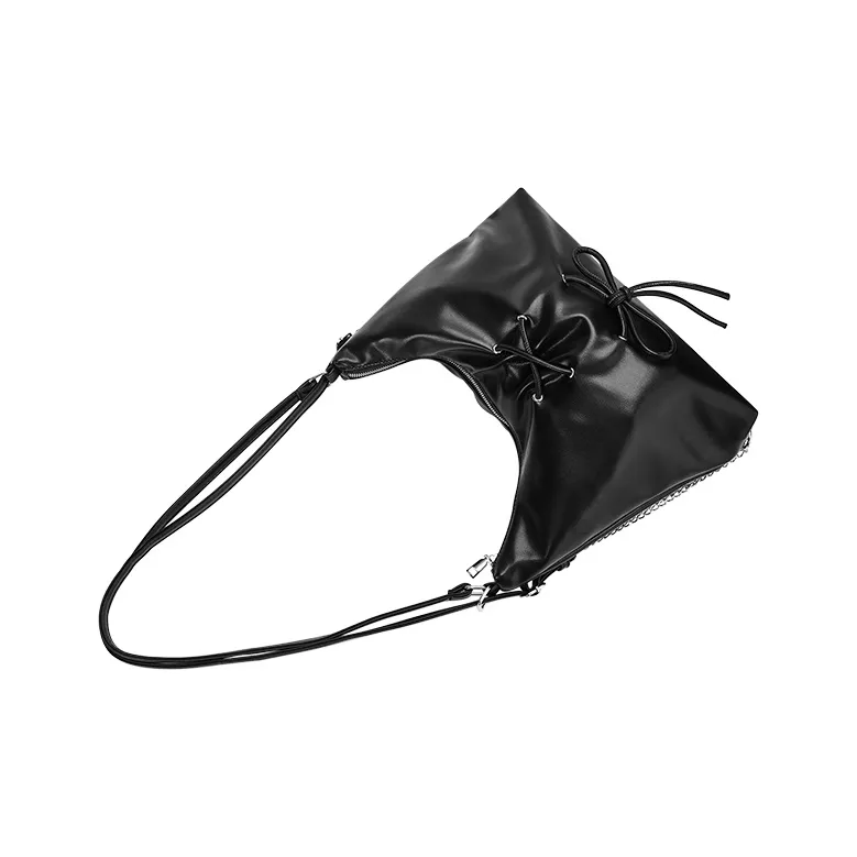 Juju Jimmy PU Double Shoulder Crossbody Bag, Shoulder Bag Women's Pink/Silver/Black-13