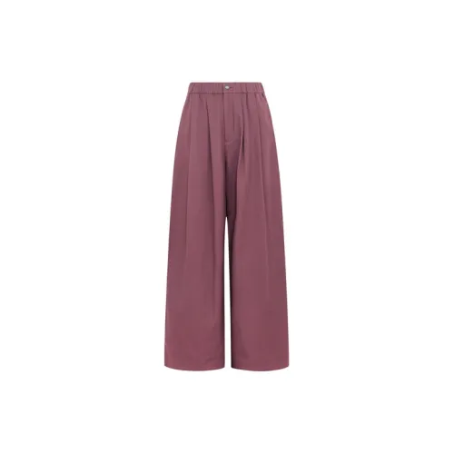 MEIYANG Casual Pants Women's Deep Rose Red