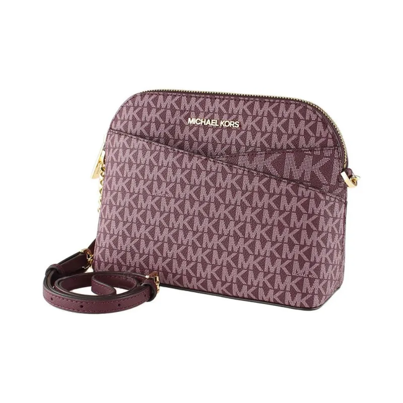 MICHAEL KORS Jet Set Travel Polyester Dome Bag Shoulder Bag Crossbody Bag Medium Size Women's Burgundy-2