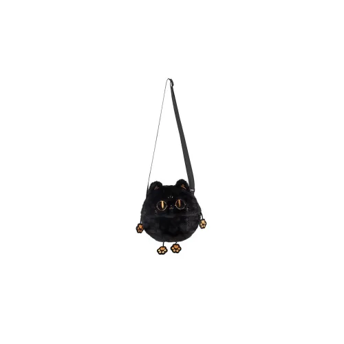 The British Museum Anderson Cat And Her Friends Series Shoulder Bags Black/Yellow