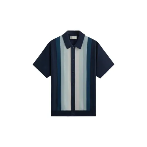 KITH Polo Shirts Men Dark Blue