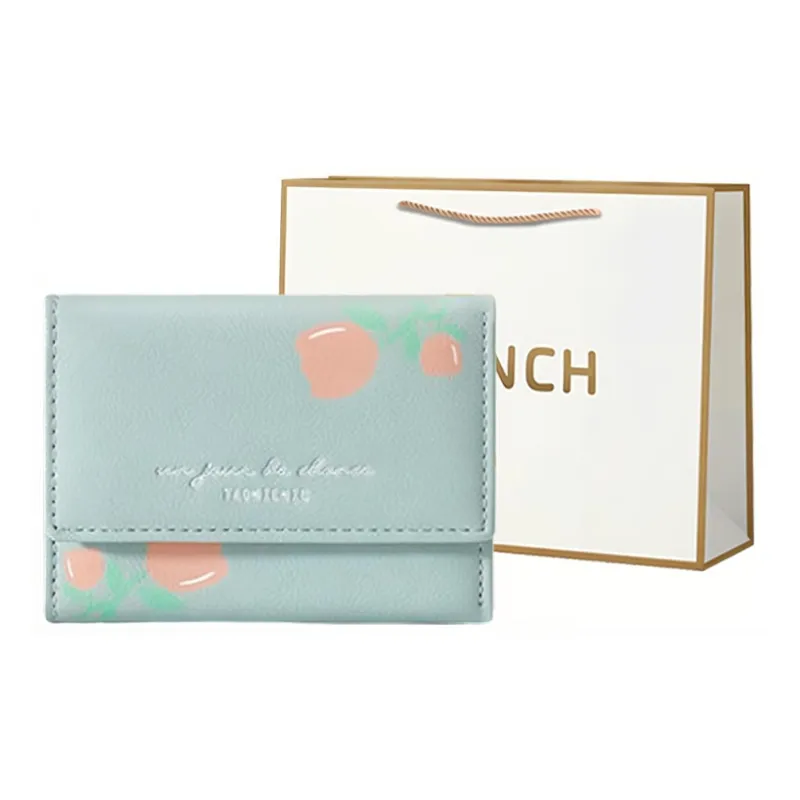BRINCH PU Wallet Regular Women's Pink/Ecru/Blue/Black-5