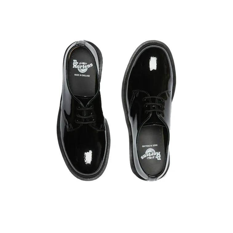 Dr.Martens 1461 Made In England Mono Patent Leather Oxford Shoes 'Black'-3
