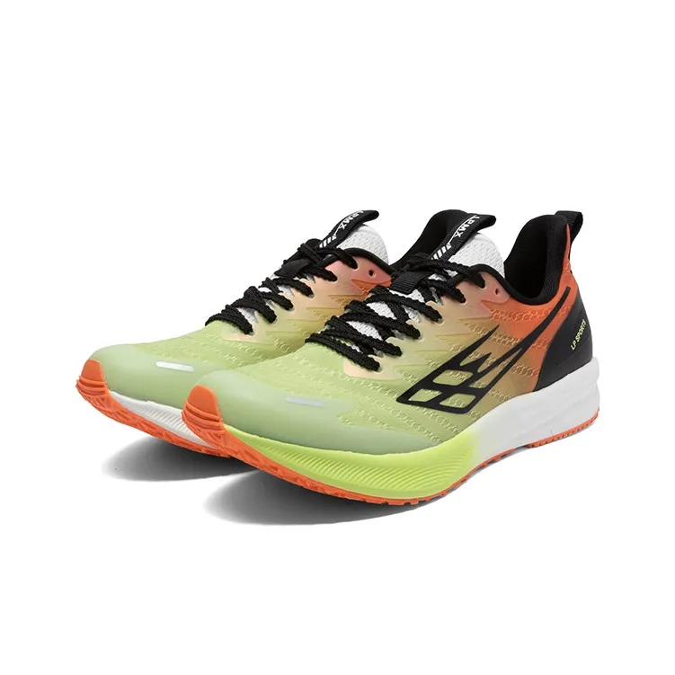 LPMX Cushioning Slip Resistant Breathable Support Lightweight Rebound Low Top Running Shoes Unisex Lava Orange-2