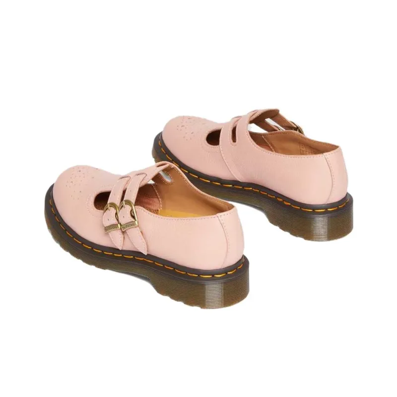 Dr.Martens 8065 Virginia Leather Mary Jane 'Peach Beige' Women's-3