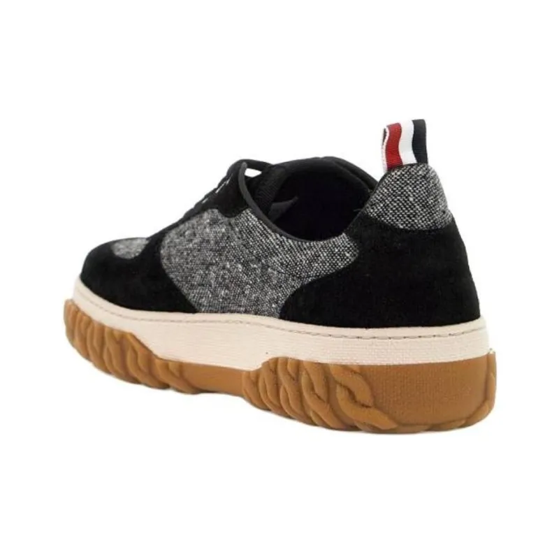 THOM BROWNE Low Top Laced Sneakers-3