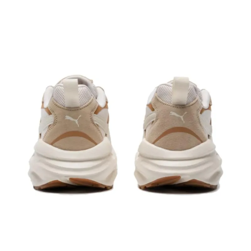 PUMA Hypnotic LS Durable Breathable Low-Top Casual Shoes Unisex Beige Brown-4