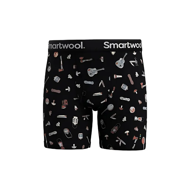 SMARTWOOL Men's Merino Print Boxer Brief Underpants Men's-1