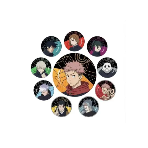MANCOOL Merch Jujutsu Kaisen Season 2 Geometry Loop Collection Character Badges