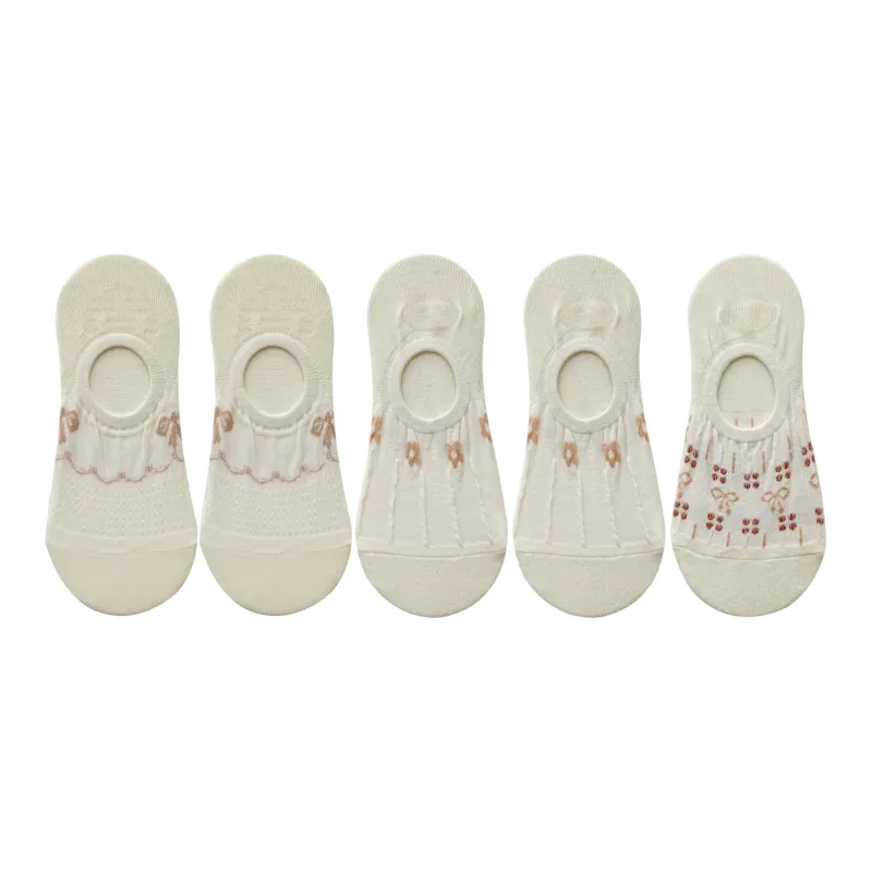 XXLLG No Show Socks Women's 5 Pack-6