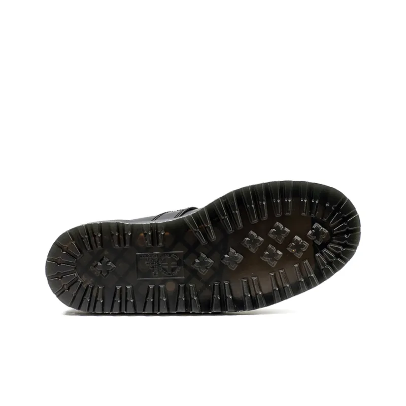 Dr.Martens Platform Shoes Women's Black Red-4
