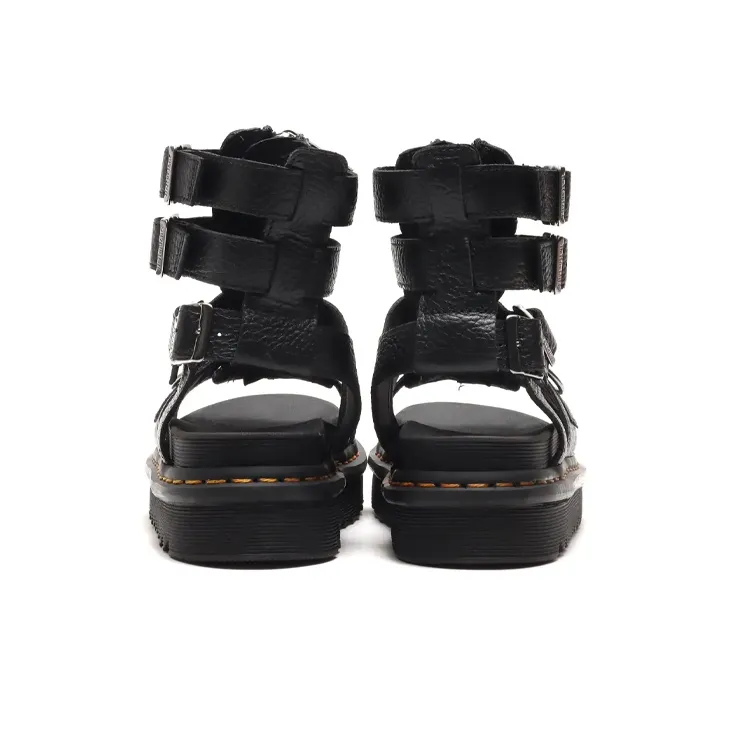 Dr.Martens Olson Platform Sandles Black Women's-4