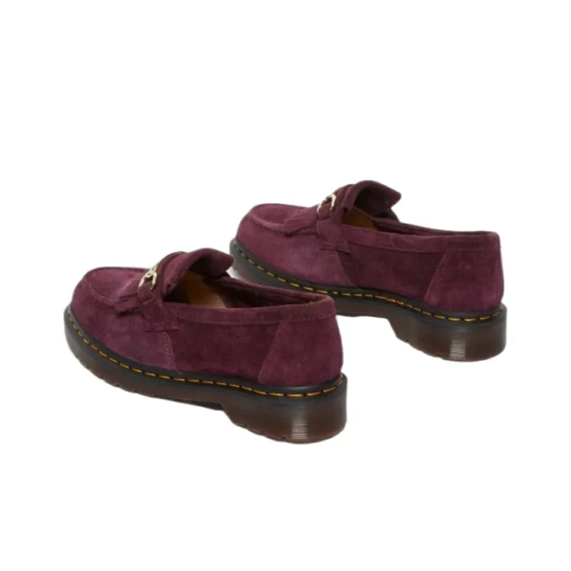 Dr.Martens Snaffle Suede Loafers 'Plum'-3