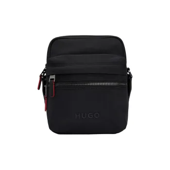 HUGO BOSS Nylon Reporter Bag Shoulder Bag Crossbody Bag Men's Black