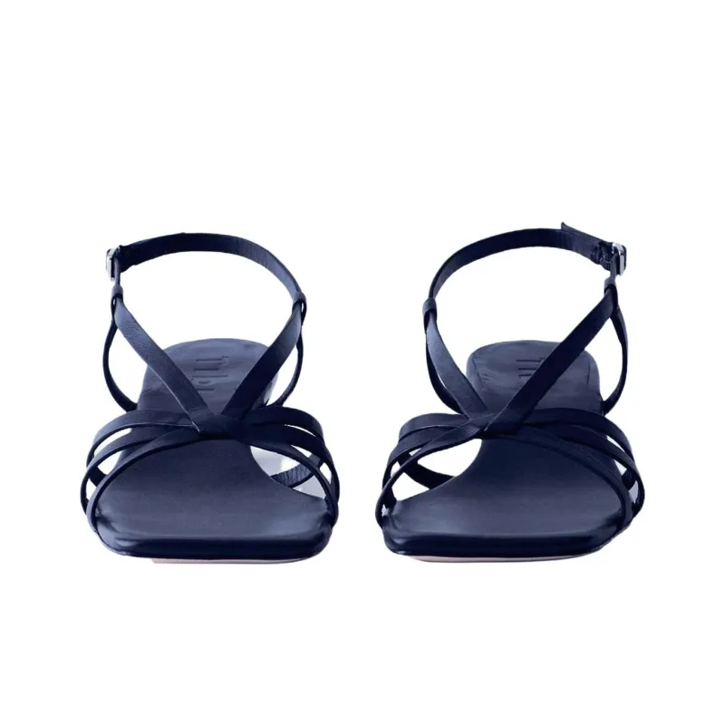 TIBI Brooks Strap Sandals Women's Marine Blue-3