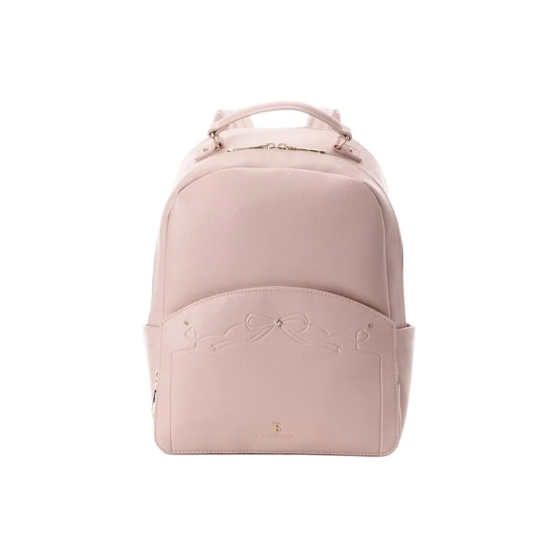 SAMANTHA THAVASA Synthetic Leather Backpack Women's Pink-0
