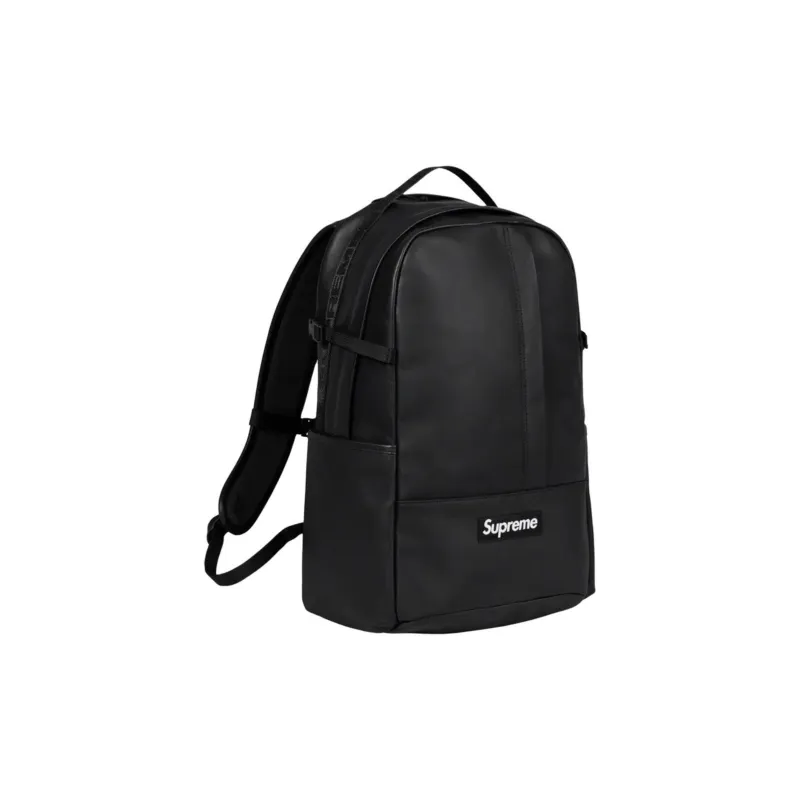 Supreme Cow Leather Backpack Regular Unisex Black-1