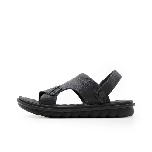 Satchi Beach Sandals Men Black