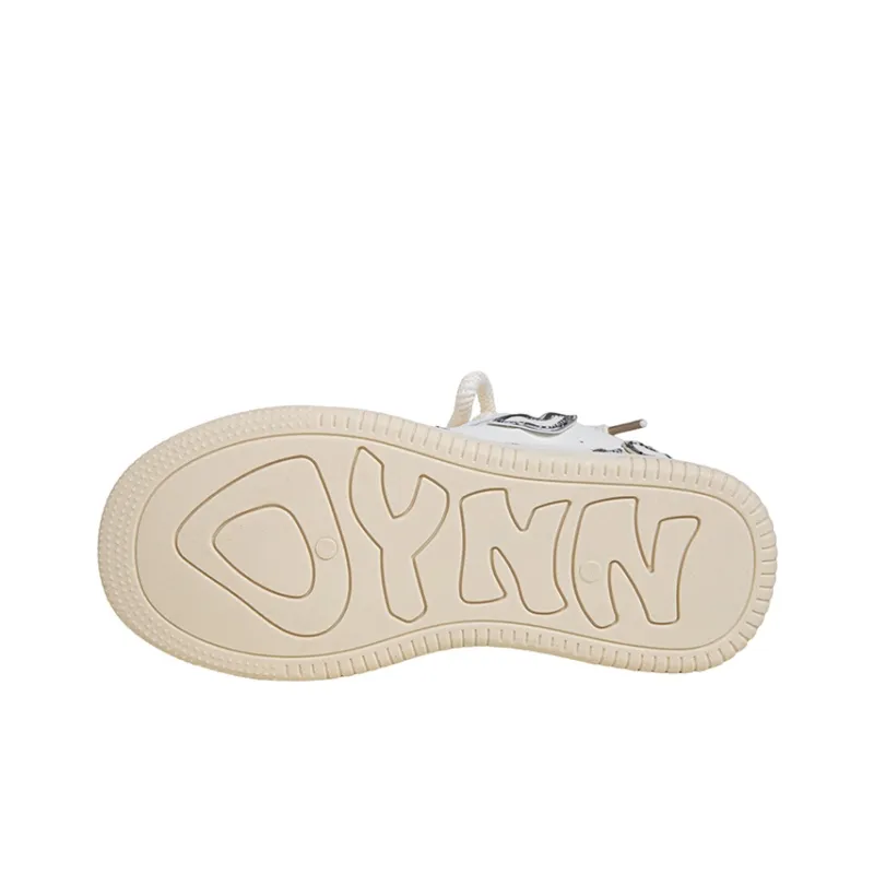 OYNN Young Baby Series Skateboard Shoes Women's Low Top Black-5