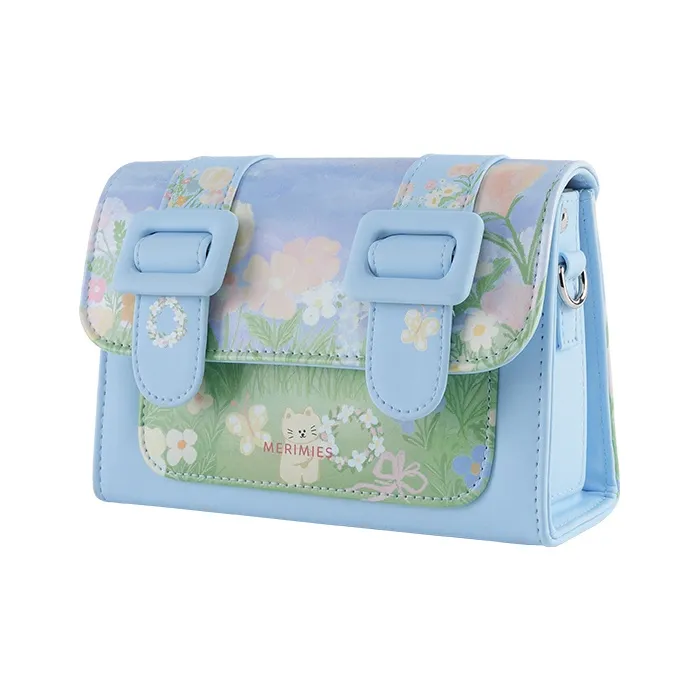 MERIMIES Crossbody Bags S Size — Sky's Letter | Blooming Blue-3