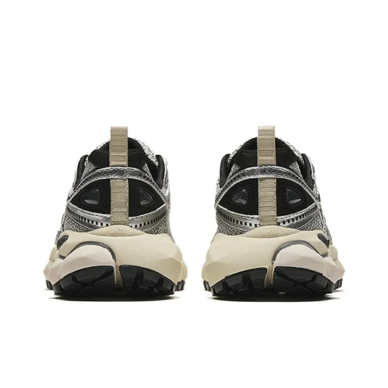 Anta Champion Series Cushioned Slip Resistant Low Top Casual Shoes Women's Silver Black-3