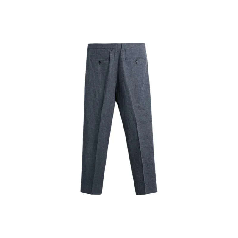 ZARA Suit Trousers Men Blue-1