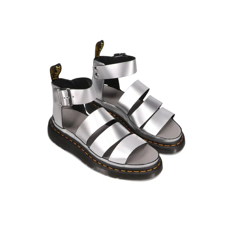 Dr.Martens DrMartens Clarissa Thick Sole Sandals Silver Women's-2