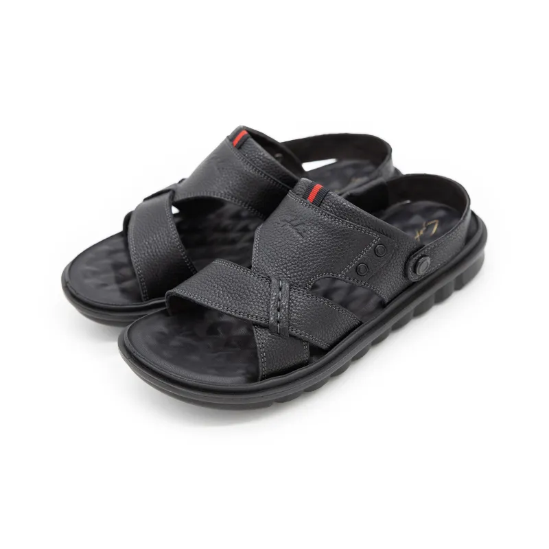 Satchi Beach Sandals Men's Black-2