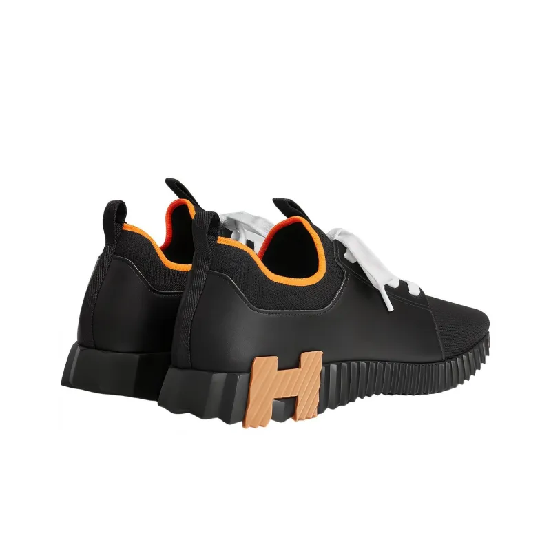 HERMES Depart Cushioning Low-Top Casual Shoes Men's Black-3
