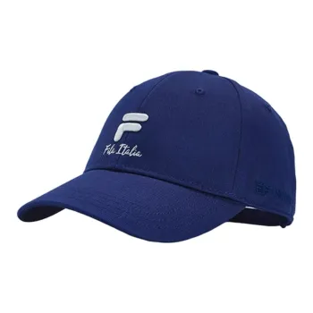 FILA FUSION Cotton Baseball Caps Unisex Blue