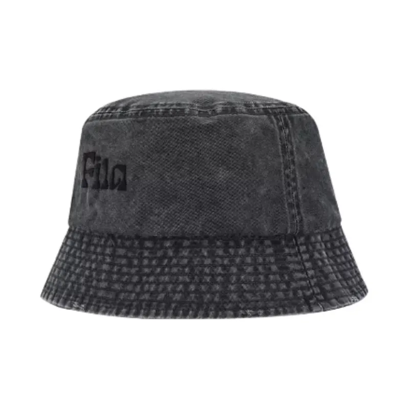 FILA FUSION Cotton Bucket Hats Unisex Gray-0